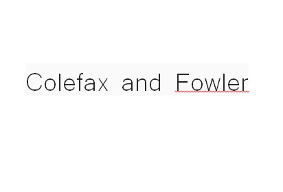 Colefax and Fowler