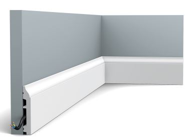 Orac Decor Плинтус из дюрополимера с кабель-каналом SX172