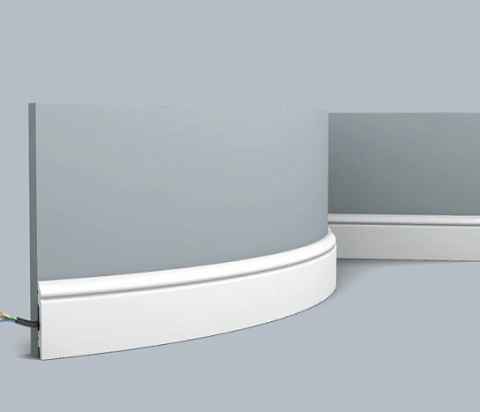 Orac Decor Гибкий плинтус из полиуретана SX165F