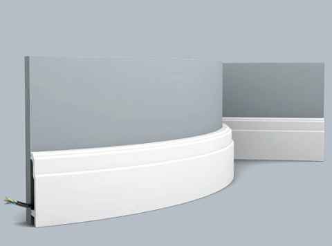 Orac Decor Гибкий плинтус из полиуретана SX155F