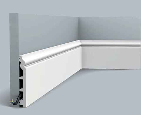 Orac Decor Гибкий плинтус из полиуретана SX118F