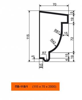 Decomaster Фасадный декор ПВ-115/1